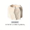 1Pc Light Luxury Simple Vertical Wave Cement Household Aromatherapy Candle Cup Empty Cup Candlestick Ornament