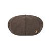 VARZAR VA Studded Octagonal Wool Beret Brown