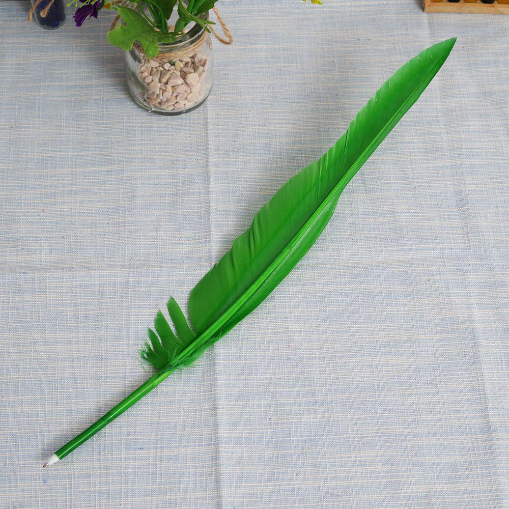 0.5mm 12colors Retro Feather Ballpoint Pen European Style Writing Pen Plush Feather Pen Novelty Stationery School Office Supplie