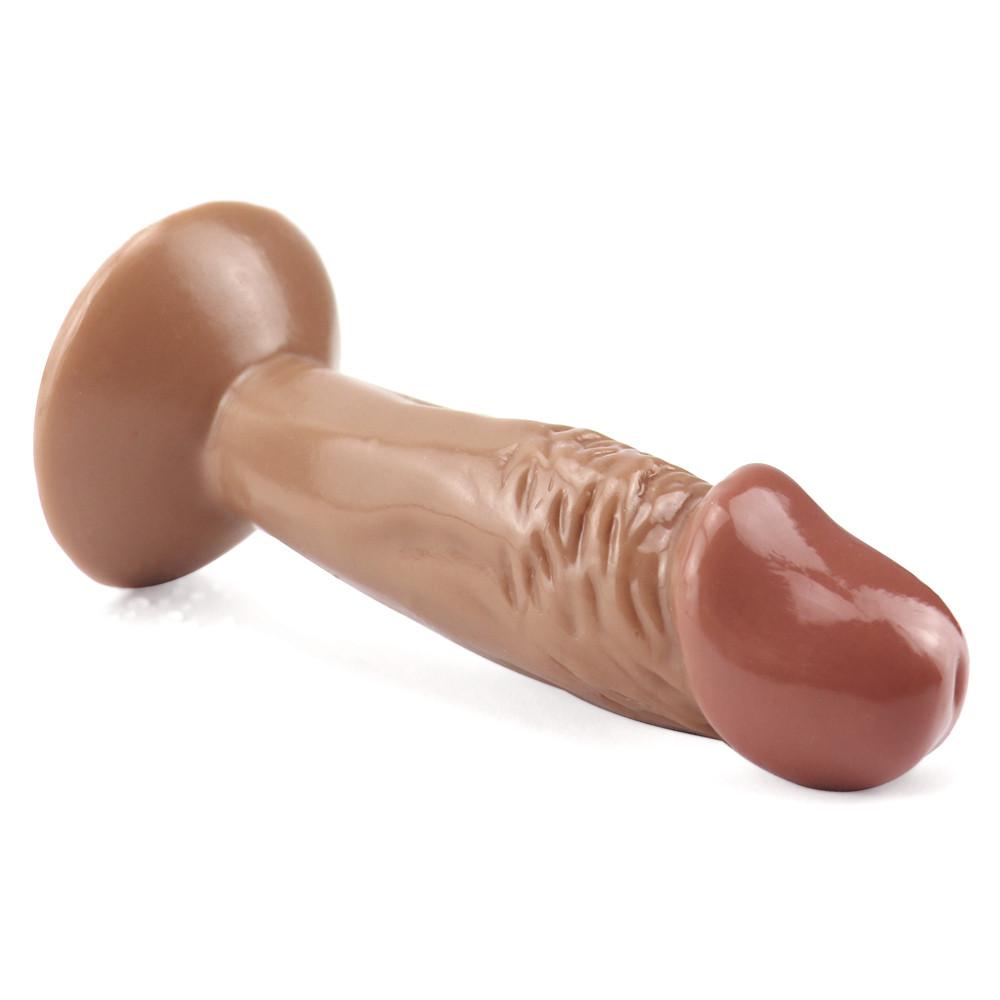 Brown Simulation Dildo Super Small Mini Size Female Small Eggless Dildo Backyard Suction Cup Small Anal Plug Sex Toys Shop