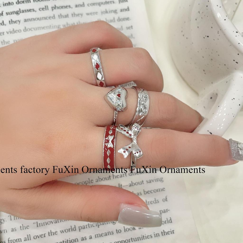 Korean Style Retro Versatile Design Ring Set