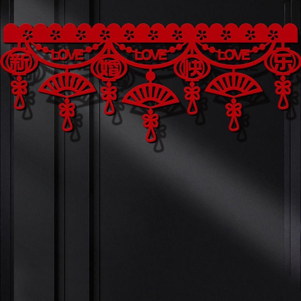 Chinese Style Hanging Banner Non-woven Wall Ornaments Wall Hanging Pendant  Curtains Decor