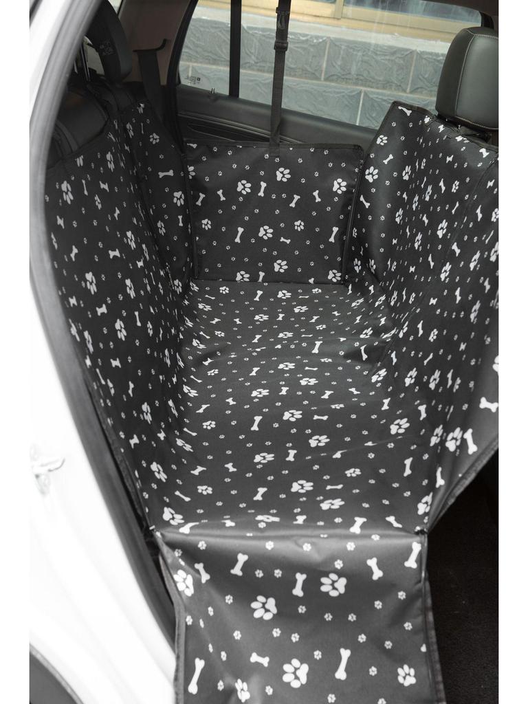 Pet Car Seat Cushion: Oxford Cloth Double Seat Pad for Rear Car Seats