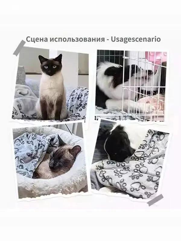Warm pet flannel blanket