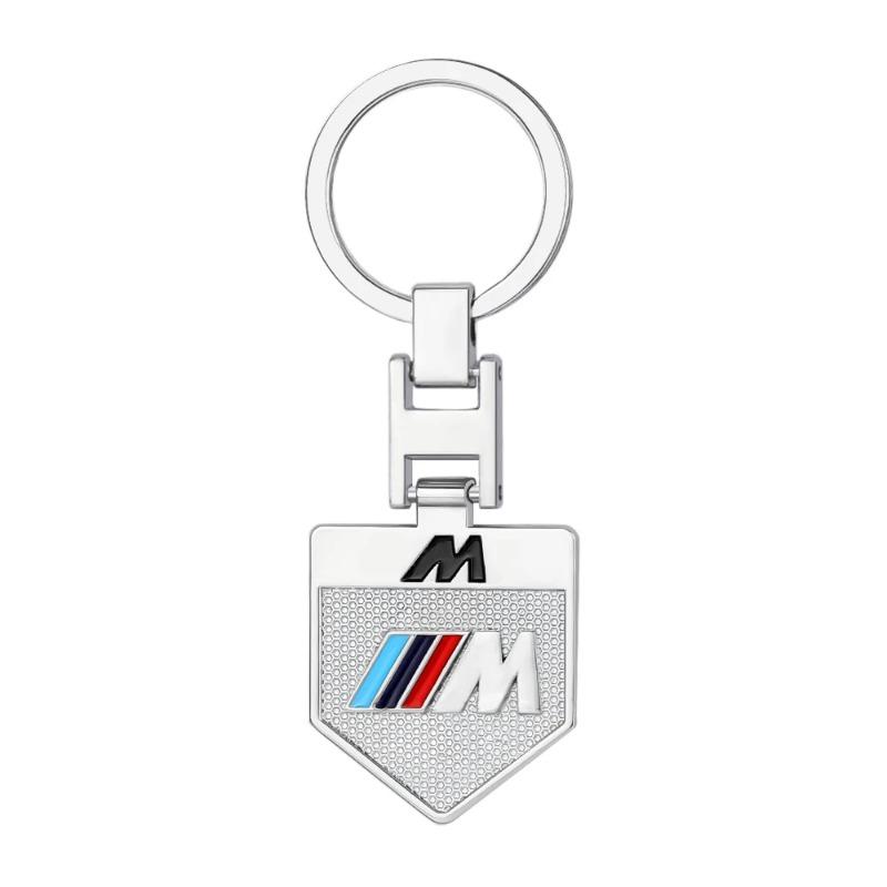 1pc Fashion Creative Metal Ribbon Car Keychain Key Ring Key Chain For BMW E46 E90 E60 F30 E39 F10 E87 E36 F20 E92 Car Styling