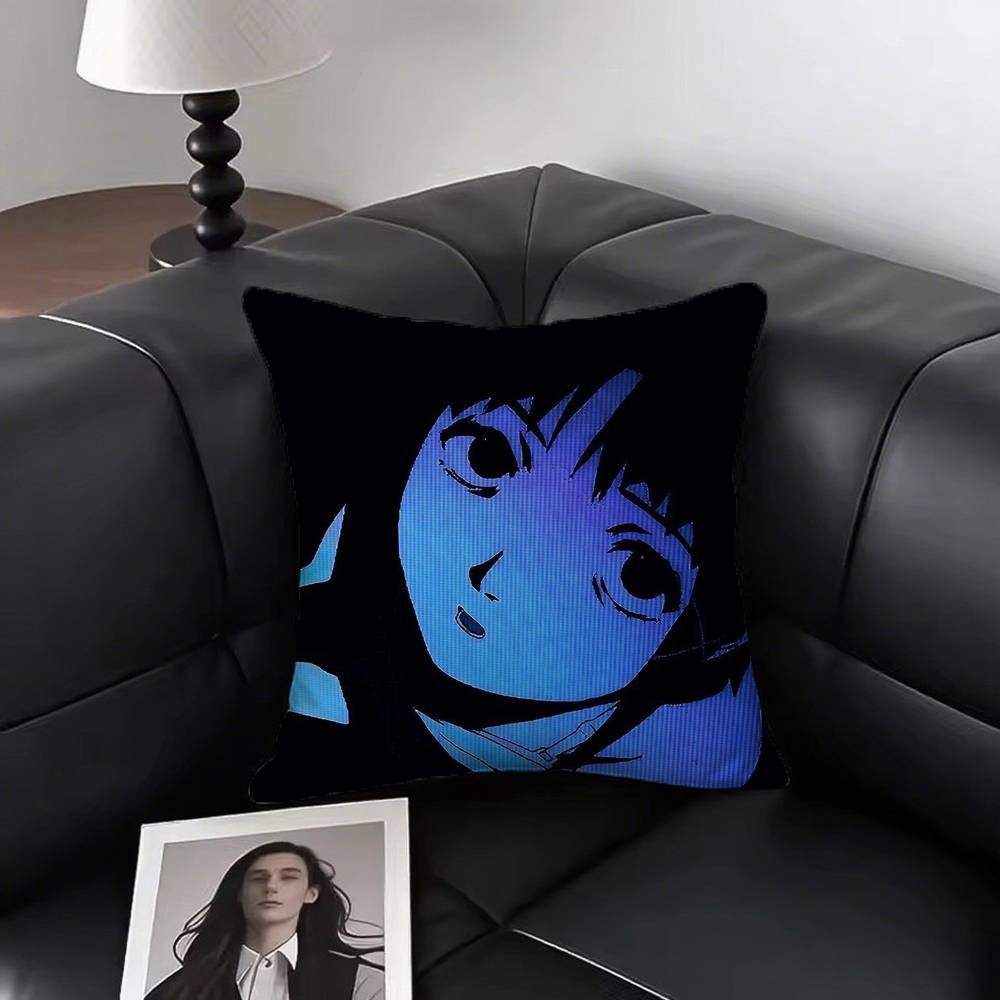 Serial Experiments Lain Kissenbezug Quadratisch Schlafzimmer Sofa Freizeit Komfort Kissen Auto Wohnzimmer Heimdekoration