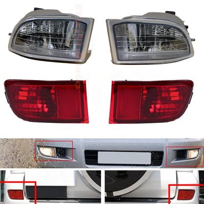 Ruili363 For Toyota Land Cruiser Prado J120 Series 2003-2009 Car Indicator Front Rear Fog Lamp Housing Cover Lame