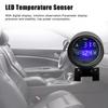 2 IN 1 Water Temperature Gauge 12V 24V 26mm/28mm Electronic Water Temp Gauge Round LED Digital Digital Temperature Sensor