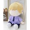 Niannyyhouse 40cm Plush Toy with Clothes, Bow Tie, Necktie, Dress Shirt, Skirt, Pants, School Uniform, and Accessories (Purple-2)