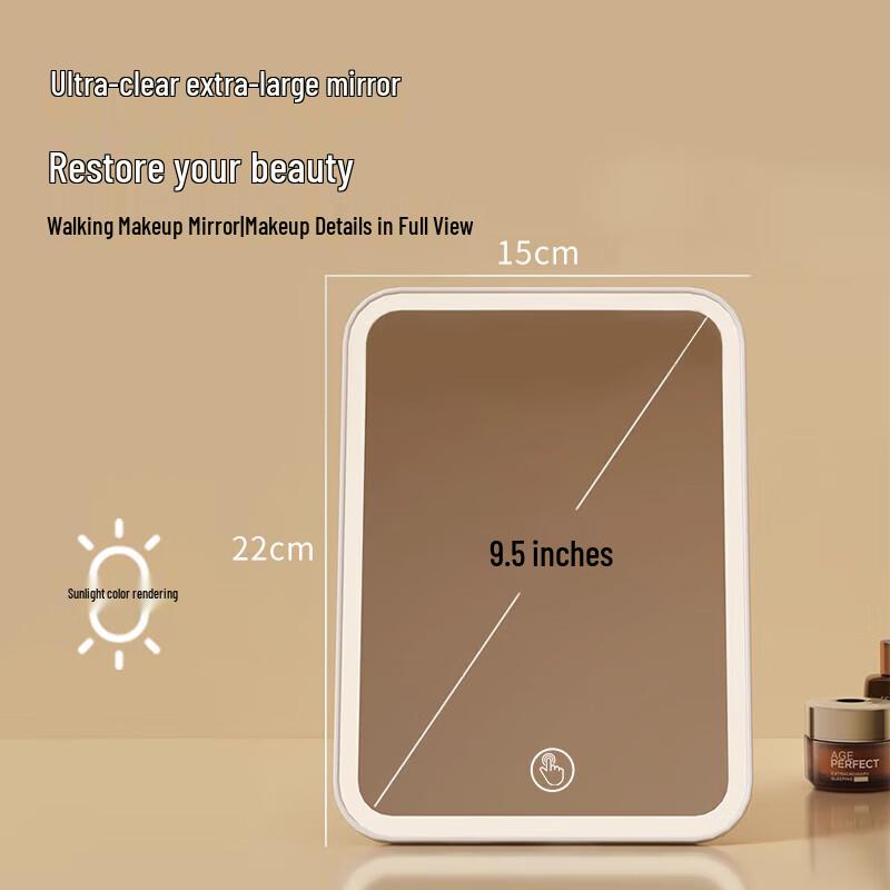 

Meebordi Smart LED Foldable Makeup Mirror