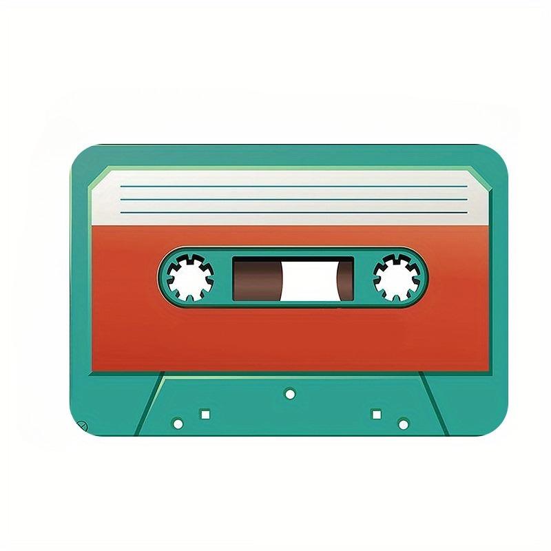 1pc Retro Cassette Tape Doormat Non-Slip Polyester Mat, for Entryway, Kitchen, Home Decor, Entryway Mat | Playful Interior Mat