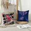 Singer Tate Mcrae Cushion Cover Breathable Linen Pillow Cover Skin-Friendly Home Decor Pillowcase With Hidden Zipper