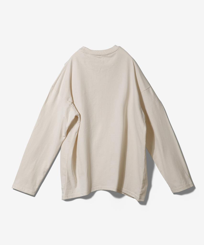 Paensyo Six Colon Nineteen Over Fit Long Sleeve - Natural Cotton
