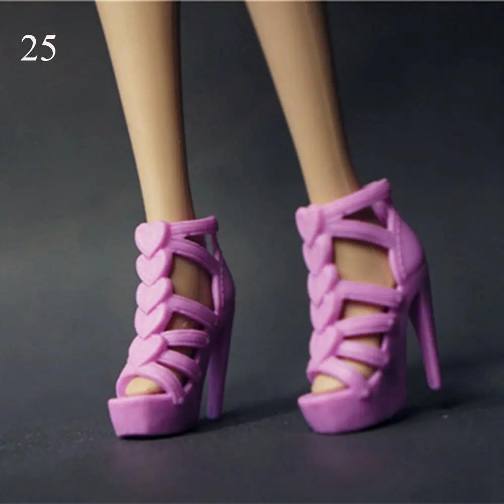 1/6 Doll Shoes Fashion High Heels Hollow Sandals Sneakers Long Knees Boots For Foot Length 2.2cm Female Dolls Accessories Toys
