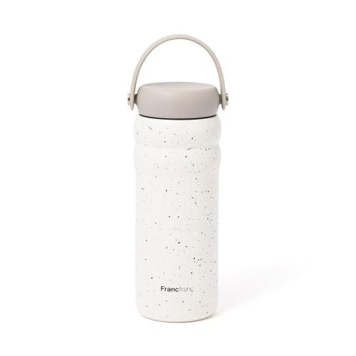 Francfranc Fluffy Stainless Steel Bottle, 480ml, Splatter