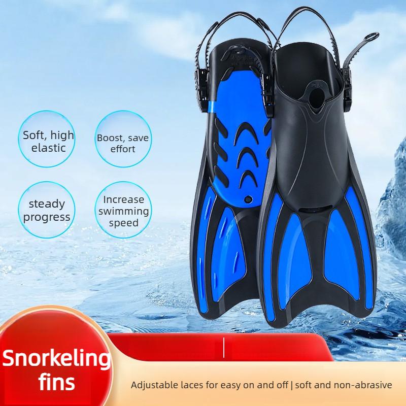 Hot! Adult Child Professional Diving Fins New Adjustable Training Frog Shoes Outdoor Sports Snorkeling Equipment Swimming Shoes