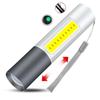 Mini LED Flashlight USB Rechargeable COB Flashlight Waterproof Lighting USB Charging Portable COB Lights Outdoor Lighting New LED Light Flashlight