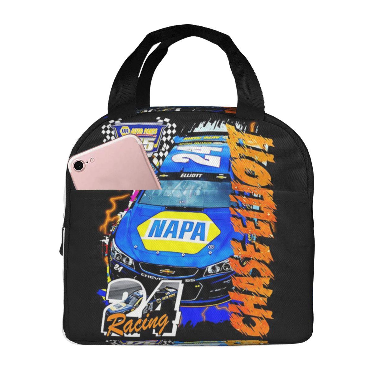 Chase Elliott NAPA Racing Insulated Lunch Bag for Women Office Cooler Thermal Food Box Tote Leakproof Lunch Boxes Container One Size