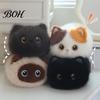 Realistic Cat Toy for Kids Cute Stuffed Animal Toy, 7.8" Kitten Plushies, Soft Theme Event Prop Companion Plush Doll, Birthday Gifts Boys Girls