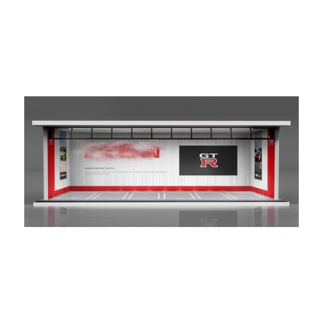 

Moreart Garage MO914008B Model Minicar Diorama White 1/64 [Used] белый
