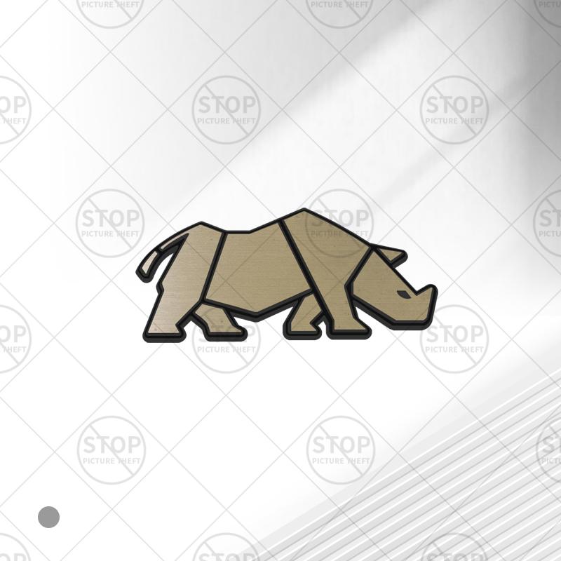 

Car Sticker Rhinoceros Rhino Logo 3D Decal Side Body Decoration Badge Rear Trunk Emblem For Jimny Off Road JB33 JB43 JB74