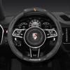 For Porsche Panamera Cayenne Taycan 911 718 Macan Carrera-GT 944 Accessory 38cm Car Steering Wheel Anti-slip Wheel Cover Protect