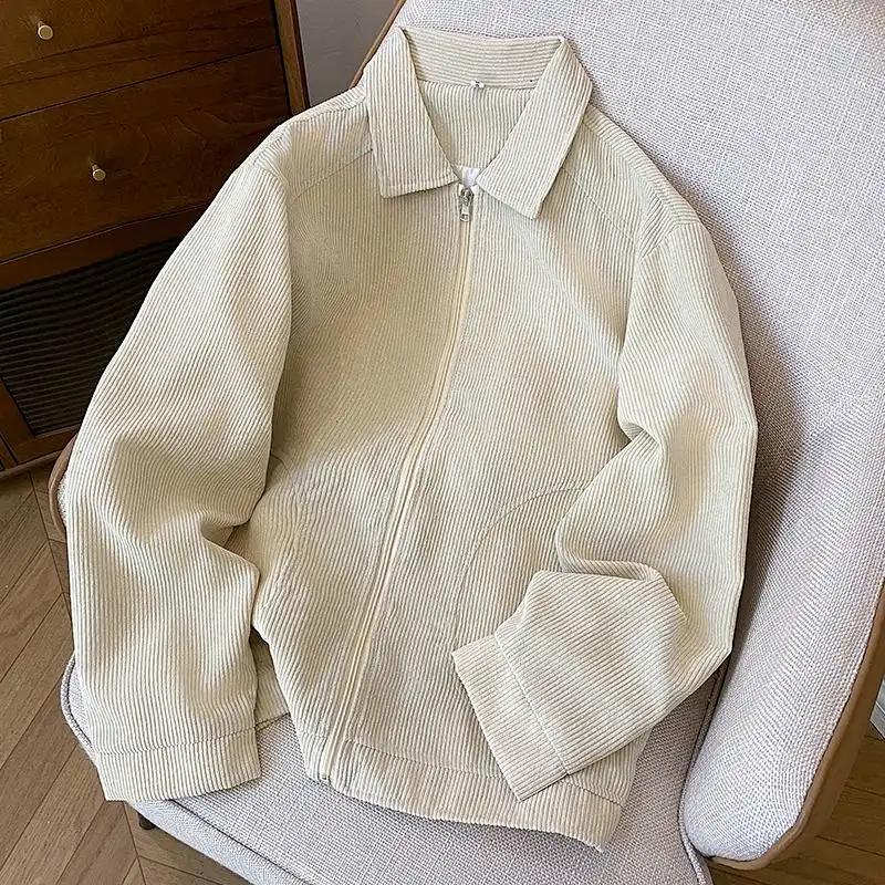 Spring Autumn Jackets Men's Baseball Uniforms Double Layer Loose Versatile  Popular Style