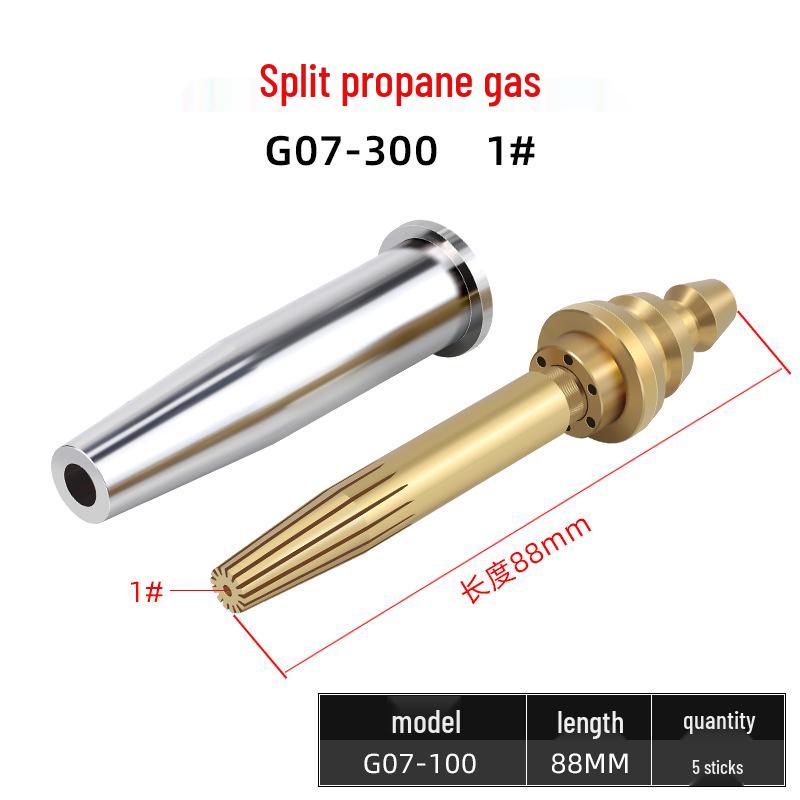 Oxygen-Acetylene Propane Cutting Nozzle Stainless Steel G07-30 100/300