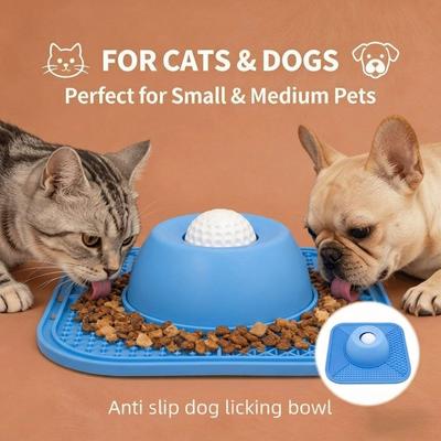 Silicone Pet Lick Bowl Non-Slip Slow Feeder Dog Bowl New Liquid Food Bowl For Dogs Cats