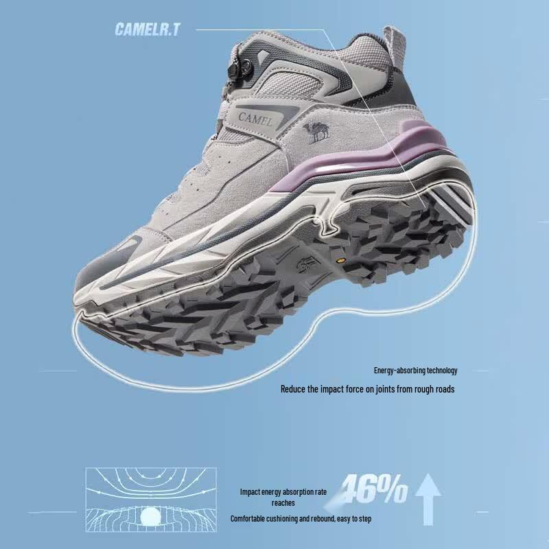 Camel Women's High-Top Off-Road Hiking Shoes