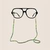 Lightweight Colored Glass Glasses Chain Vintage Handmade Beads Glasses Hanging Rope Adjustable Anti Loss Mask Chain Men Women