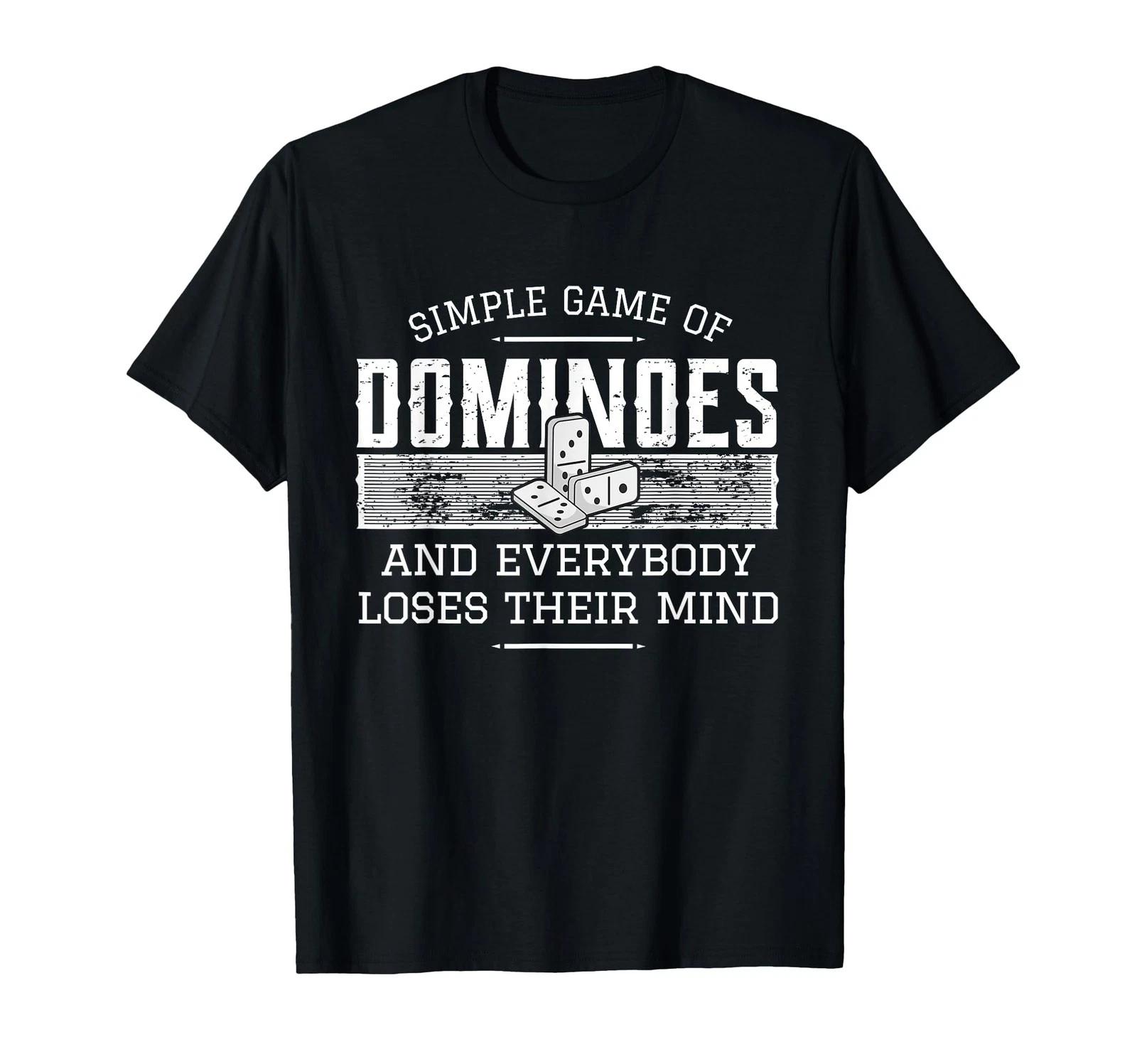 Domino Player Domino Game Lose Their Hearts T-Shirt_ 3XL