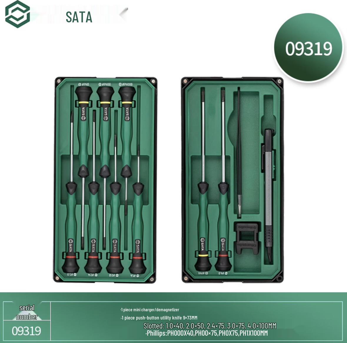 SATA Precision Miniature Screwdriver Set for Electronics & Watches