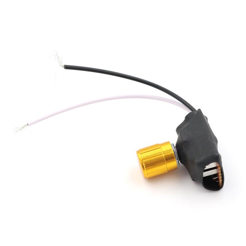 220V 3A Gold Tone Table Lamp Full Range Dimmer Rotary Switch 2 Way