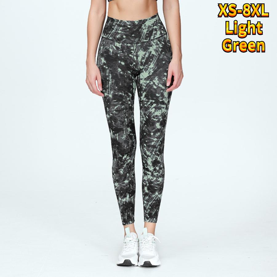 

Женские светло-фиолетовые принты граффити, эластичные леггинсы для йоги, фитнес-бег, тренажерный зал, спортивные активные брюки XS светло-зеленый