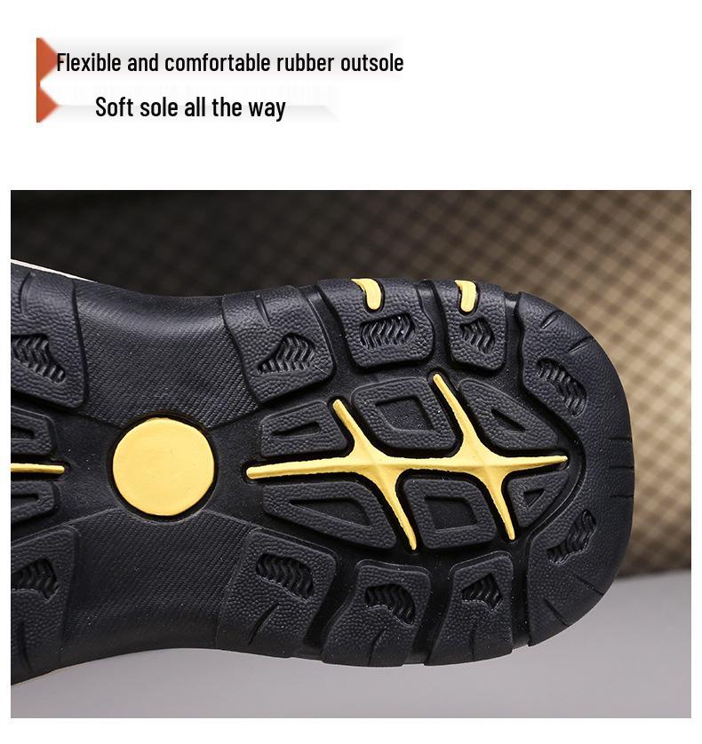 Men's Breathable Summer Sports Sandals - Non-slip, Versatile Beach Shoes, Casual Large Size.
