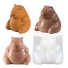 Niedliche Capybara-Silikonform, Cartoon-Tier, für Milch, Gelee, Pudding, Silikonform, für Zuhause, Küche, Backzubehör, Party, Restaurant