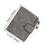 PU Leather Cash Purse Bag Large Capacity Short Wallets Portable Pocket Purse Wallet  Men Women