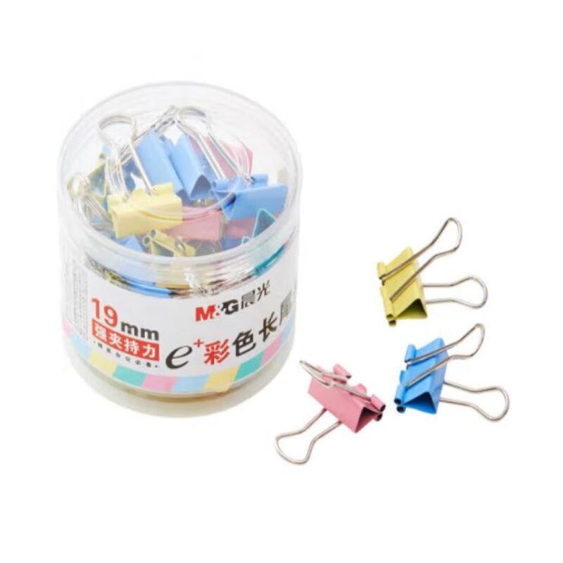 M&G Eplus Series Colorful Binder Clips 19mm