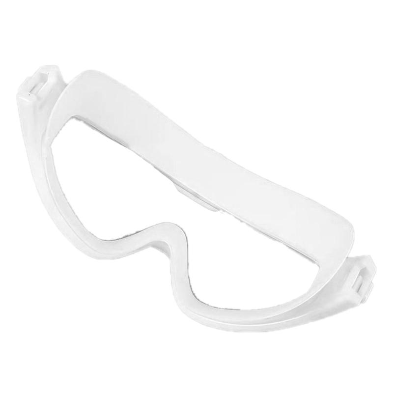 Large Frame High Grade Swim Goggles Waterproof Fogproof HD Swimming Glasses for Men Women White