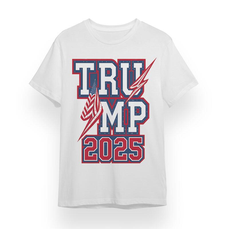 

Men s Plus Size T-shirt With TRU MP 2025 Cyberpunk Unisex White 100% Cotton Tee 2XL