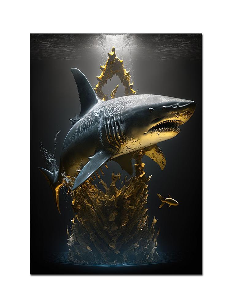 Schwarz und Gold König Tiere Affe Biene Schlange Skorpion Löwe Leinwand Malerei Krone Poster Druck für Wohnzimmer Dekoration