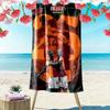 Galatasaray Unbroken Print Beach Towel, Large Soft Quick Dry Towel for Beach Camping Swimming