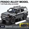 1/32 TOYOTA PRADO Land Cruiser Off Road Vehicle Metal Alloy Diecast Model Car Outdoor Display Collectibles Decorative Gift Boy