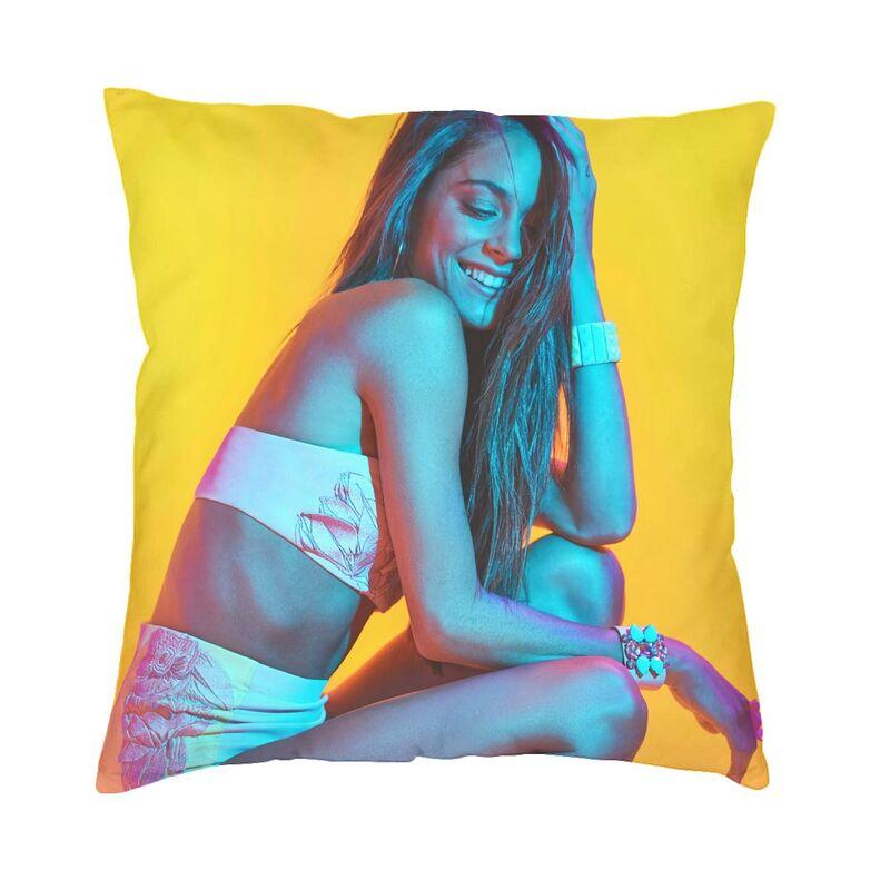 Martina Stoessel Model Cushion Cover for Sofa Soft TINI Argentine Singer And Composer Throw Pillow Case Bedroom Pillowcase