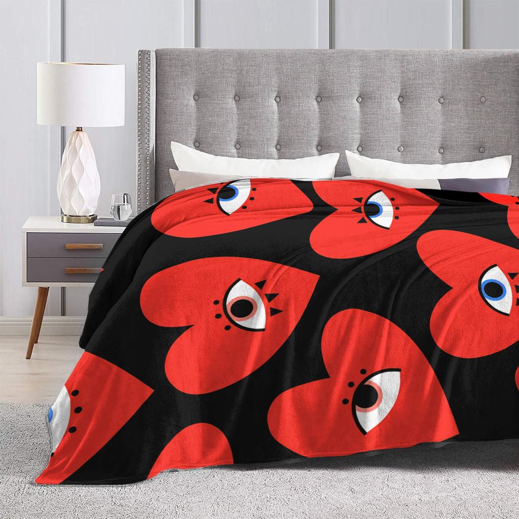 Eye Pattern Blankets Quality Super Warm Bedding Throws Winter Girls Boys Couch Bed Pattern Bedspread