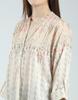 MONTE CARLO Womens Printed Band Neck 3/4 Sleeve Regular Fit Top