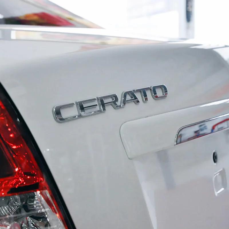 AIJ1 Car Sticker 3D Styling Emblem Rear Badge Trunk Lid Logo Letters Decals For KIA SPECTRA CERATO k5 K6 Optima Sorento Picanto Ceed