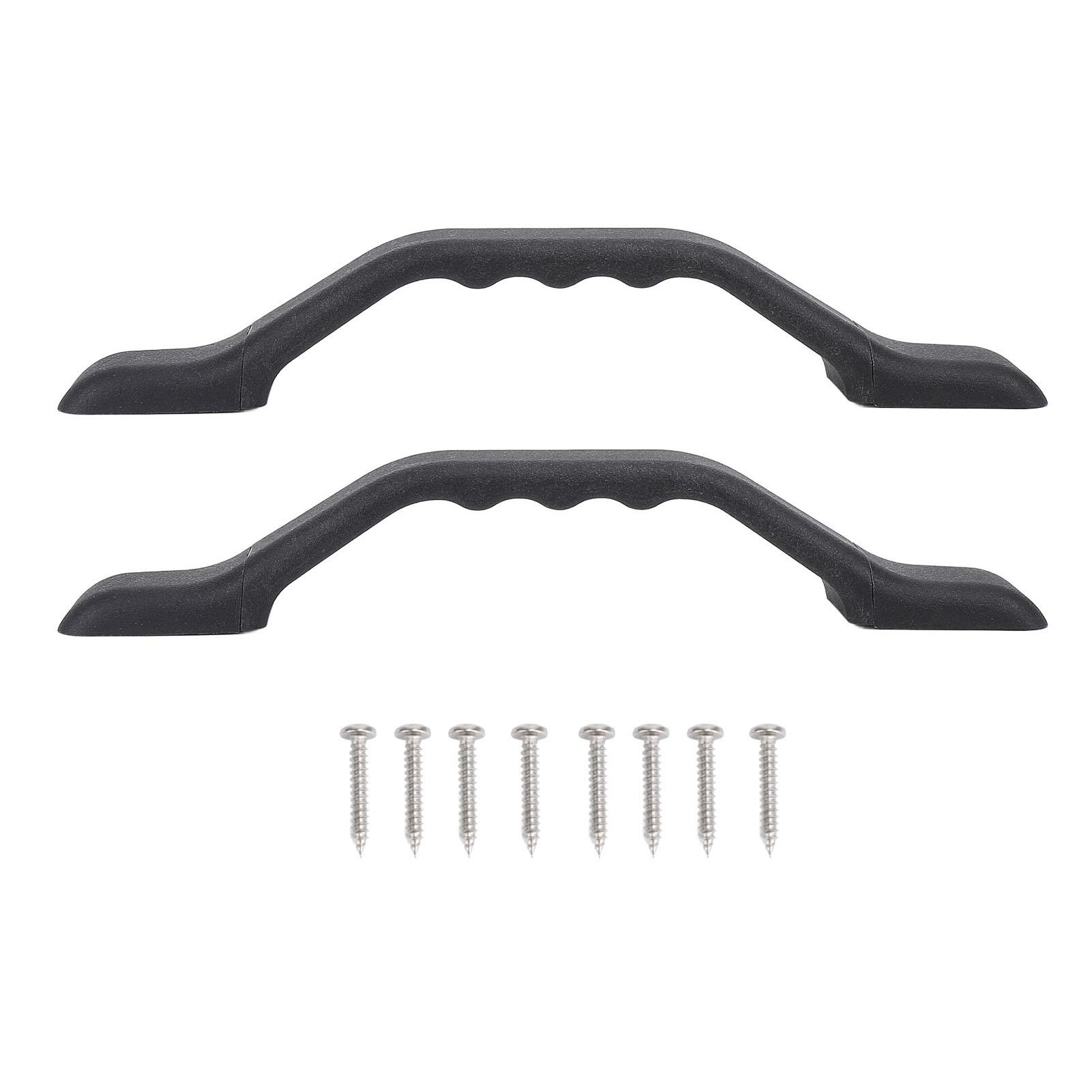 

2 шт. ручка для двери автофургона, нейлоновая ручка для входа в дверь автофургона, вспомогательная ручка для туалета прицепа для путешествий на автофургоне, 232 мм Black