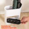 Umbrella Storage Rack Creative Umbrella Organizer Stand with Non-Slip Soft Cushion Drip Tray  Solid Color Rain Cover Organizer